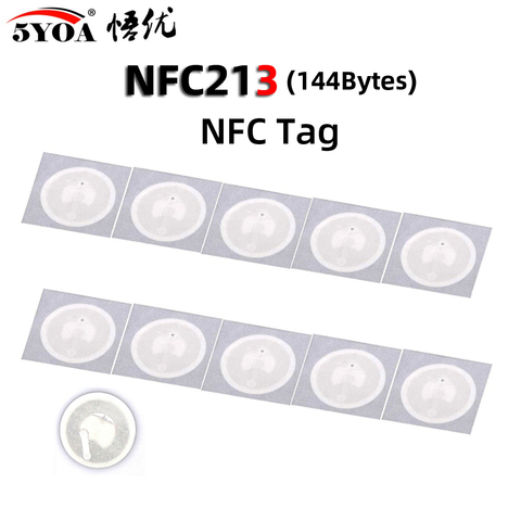 Ярлыки NFC 213, 10 шт., ярлыки 213, ярлыки, значки, ярлыки, стикеры 13,56 МГц для huawei share ios13, ярлыки для личной автоматизации ► Фото 1/6