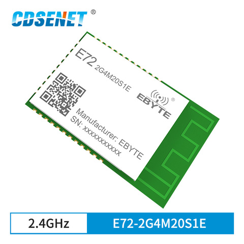 E72-2G4M20S1E CC2652P ZigBee и модуль Bluetooth, беспроводной модуль 2,4 ГГц 20 дБм SoC трансивер и приемник, антенна PCB ► Фото 1/6