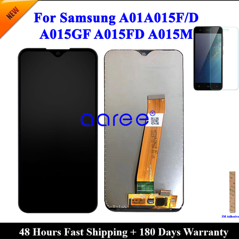 Оригинальный ЖК-экран для Samsung A01 A015F 2022 LCD для Samsung M01 M015F ЖК-экран сенсорный дигитайзер сборка ► Фото 1/2