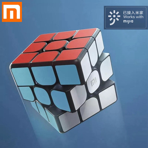 Оригинальный умный магический куб Xiaomi с Bluetooth, умный шлюз Mijia, связь с приложением 3x3x3, умный куб-головоломка, игрушка, подарки, научное образо... ► Фото 1/6