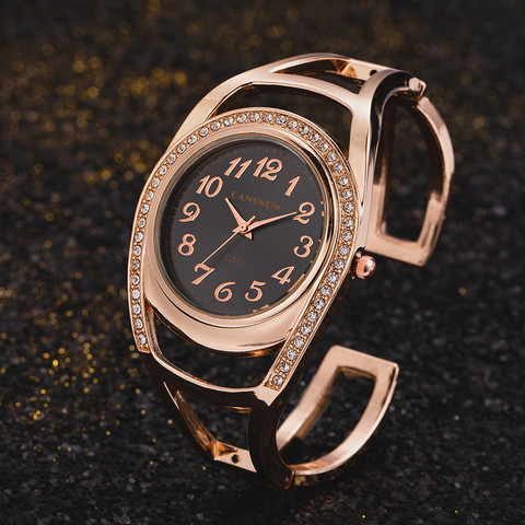 Индивидуальные модные креативные дизайнерские часы, женские Роскошные наручные часы для женщин, элегантные женские часы-браслет, часы для женщин ► Фото 1/6