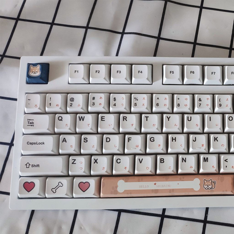 Кепка для ключей shaba Inu XDA PBT, сублимационная Кепка GH6064/68/96/87/104/108, универсальная Механическая клавишная Кепка ► Фото 1/6