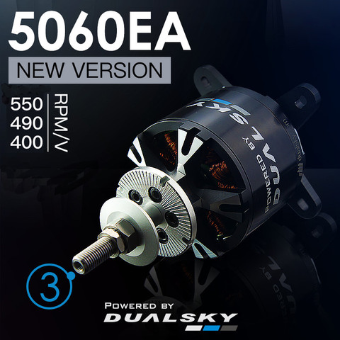 DUALSKY XM5060EA V3 550KV 490KV 400KV 5-6s бесщеточный ру двигатель для 90E установленное крыло двигатель ► Фото 1/5