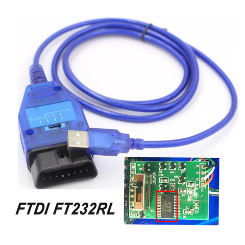 Диагностический кабель для чипов FT232RL FT232RQ, кабель VAG USB для подключения к электронному блоку управления автомобилей Fiat на чипах FTDI, инструме... ► Фото 1/6