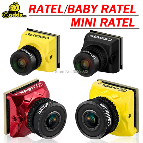 Камера Caddx Ratel /Baby Ratel 1/1, 8 ''Starlight HDR OSD 1200TVL FPV 16:9 4:3 NTSC/PAL переключаемый объектив 1,66/2,1 мм для FPV дрона ► Фото 1/6