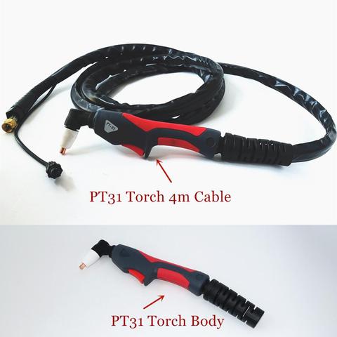 Факел плазменной резки PT31, ффонарь, инвертор, плазменный резак для 30-50A, машина плазменной резки с воздушным охлаждением ► Фото 1/6
