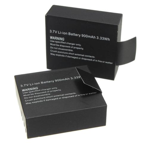 Литий-ионный аккумулятор для экшн-камеры SJCAM SJ4000 SJ5000 SJ6000 SJ7000, 1 шт./2 шт., 3,7 В, 900 мАч, сменная запасная батарея DV Cam ► Фото 1/4