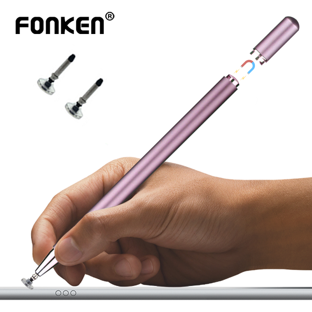 Стилус FONKEN для планшета, емкостная ручка, сенсорный экран, ручка для смартфона, ручка для рисования с проводящей сенсорной присоской, ручка ... ► Фото 1/6