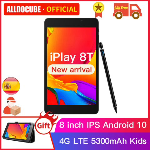 Ветвью Alldocube iPlay 8, 8 дюймов, 3 Гб оперативной памяти, Оперативная память 32GB Встроенная память телефона Планшеты Android 10,0 Детские планшеты ПК 4G WI-FI LTE 9832E телефонного звонка iPlay8T ► Фото 1/6