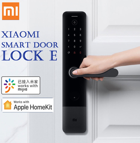 Дверной смарт-замок Xiaomi, со сканером отпечатков пальцев, Bluetooth, работает с приложением Mi Home и управлением через приложение HomeKit ► Фото 1/1