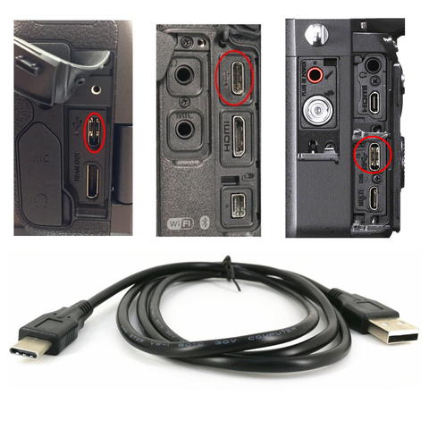 Тип с разъемами типа C и USB кабель для передачи данных для цифровой однообъективной зеркальной камеры Canon EOS R титановый Электролитный электрод со случайно выбранным R5 R6 M6 Mark II Nikon Z7 Z6 Z5 Sony A7R III A7C Камера IFC-100U UC-E24 USB-C Тип C ► Фото 1/4