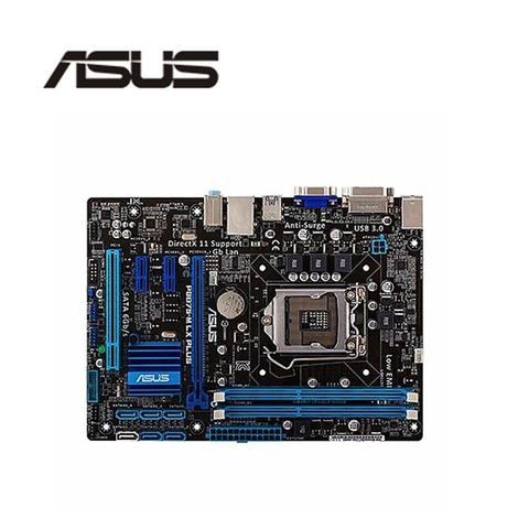 Для ASUS P8B75-M LX PLUS компьютерная материнская плата LGA 1155 DDR3 для Intel B75 P8B75 настольная материнская плата SATA II PCI-E X16 б/у ► Фото 1/1