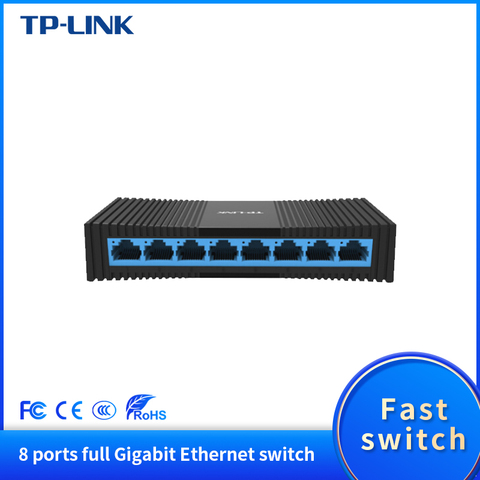TP-Link TL-SG1008M Mini 8 портов RJ45 Gigabit Desktop Switch 1000 Мбит/с, переключатель SOHO Ethernet, Lan концентратор, полный/полудуплексный ► Фото 1/1