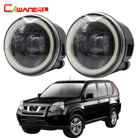 Cawanerl для Nissan X-Trail T31 Car H11 2007 лм светодиодный ная лампа противотумансветильник фары Angel Eye DRL 12 В Стайлинг 2008 2009 2010 2011 2012 2013 ► Фото 1/6