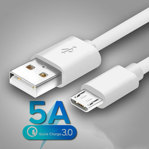 Оригинальный кабель Micro USB для быстрой зарядки Redmi 7 7A Note 5, кабель Micro USB для мобильного телефона Samsung S6 S7, зарядный кабель ► Фото 1/6