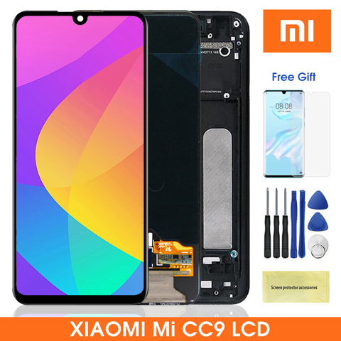 2340x1080 Mi CC9 ЖК-дисплей для Xiaomi CC9 дисплей сенсорный экран дигитайзер в сборе детали для Xiaomi Mi 9 lite M1904F3BG LCD ► Фото 1/6