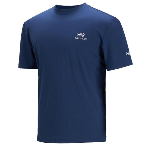 Bassdash Мужская футболка с защитой от солнца UPF 50 +, футболка для рыбалки с коротким рукавом и УФ-защитой ► Фото 1/6