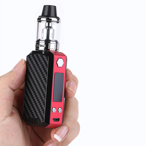 SUB два 80 Вт box mod kit 2200 мА/ч, Батарея 2,5 мл распылитель огромный вапоризатор электронная сигарета жидкая Ручка Комплект кальянов vaper ► Фото 1/6