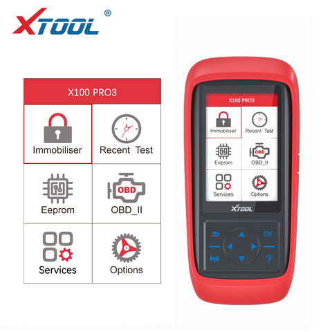 XTOOL X100 Pro3 профессиональный ключ программатор бесплатное обновление OBD2 считыватель кода автомобиля диагностический сканер более специальные функции, чем pro2 ► Фото 1/6