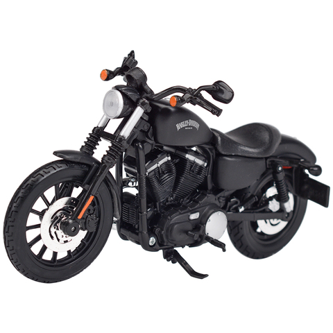 Модель мотоцикла Maisto 1:12 2014 Sportster Iron 883 Dyna Street Glide Road King CVO из сплава ► Фото 1/6