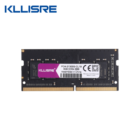 Kllisre ddr4 4 ГБ 8 ГБ 16 ГБ 2133 2400 2666 3000 оперативная память sodimm ноутбук память поддержка memoria ddr4 ноутбук ► Фото 1/5