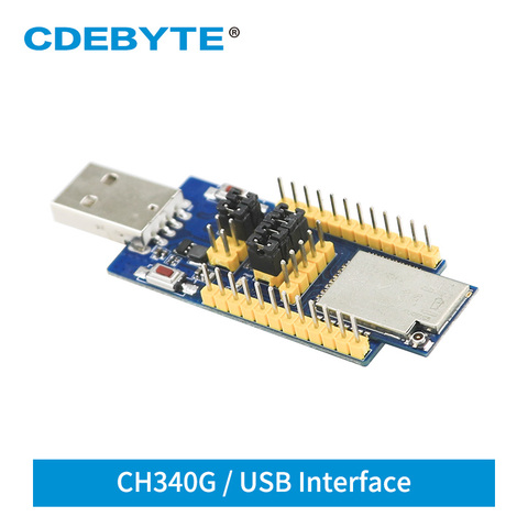E18-TBH-27 CH340G USB интерфейс 2,4 ГГц 27 дБм UART последовательный порт тестовая плата ZigBee модуль ► Фото 1/3