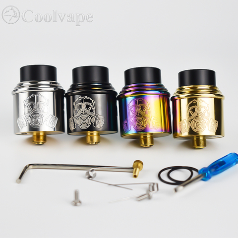 Apocalypse GEN 2 RDA с Squonk BF PIN 24 мм латунный корпус двойные катушки перестраиваемый испаритель 510 резьба бак электронной сигареты Атомайзер ► Фото 1/6