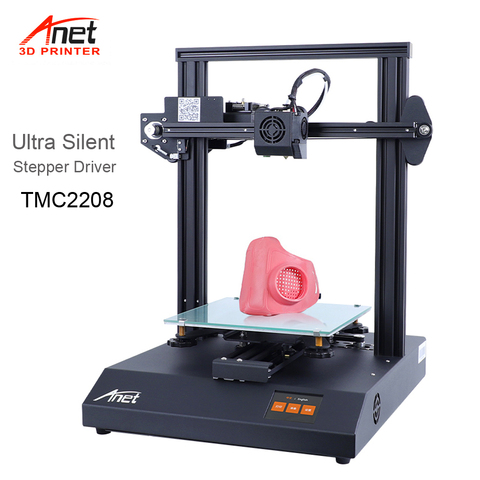 Anet ET4 Pro крайне низкий уровень шума, DIY FDM 3D-принтеры с TMC2208 Драйвер шагового двигателя 256 реальный микро-шаги автоматическое выравнивание возо... ► Фото 1/6