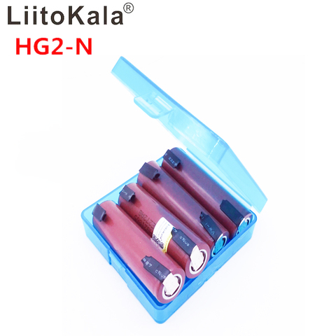 Перезаряжаемый аккумулятор для электронных сигарет Liitokala, 4 шт., перезаряжаемый аккумулятор для электронных сигарет 18650 3000 мА · ч, высокий то... ► Фото 1/6