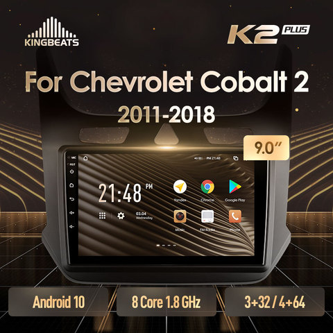 KingBeats штатное головное устройство Chevrolet Cobalt 2 2011 2022 GPS Android 8.1 автомагнитола на андроид магнитола для Шевроле Кобальт 2  автомобильная мультимедиа Octa Core 8 core*1.8G DDR4 2G ROM 32G RAM / 4+64G ► Фото 1/6