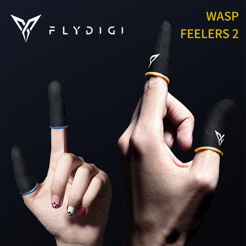 Flydigi Wasp Feelers 2 Finger Sleeve Sweat-Proof Finger Cover Мобильный телефон tablet PUBG Game Touch Screen Thumb 4 шт ► Фото 1/4