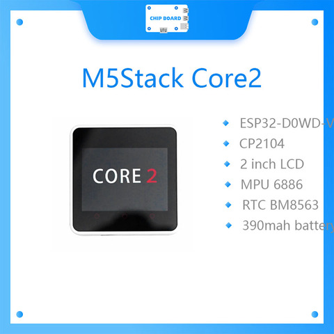 Новое поступление ~ M5Stack официальный комплект разработки Core2 ESP32 IoT D0WDQ6-V3 контроллер + 2,0 дюймовый ЖК TFT с сенсорным экраном ► Фото 1/6