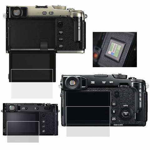 Самоклеящаяся защитная пленка из закаленного стекла для ЖК-экрана для камеры Fujifilm Fuji X-pro2 X-pro3 XPRO2 XPRO3 X100V XT4 ► Фото 1/3