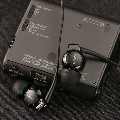 Оригинальные Проводные стереонаушники Sony EX300AP 3,5 мм, стерео гарнитура с сабвуфером и микрофоном для Xiaomi Huawei Sony ► Фото 1/6