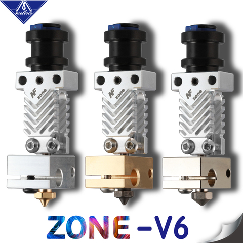 Комплект экструдера Mellow NF Zone-v6 J-head Hotend Bowden для аэрокосмических материалов для E3d V6 Hotend, кронштейн охлаждающего вентилятора, детали для 3D-прин... ► Фото 1/6