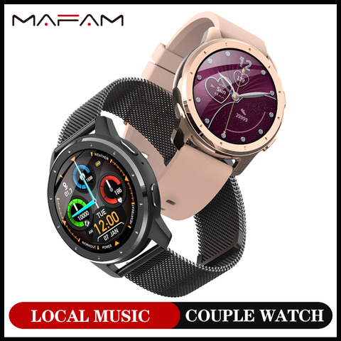 Мужские Смарт-часы MAFAM MX11 2022, женские MP3 Смарт-часы с наушниками, Bluetooth звонком, музыкой для xiaomi Huawei PK Watch GT 2 ► Фото 1/6