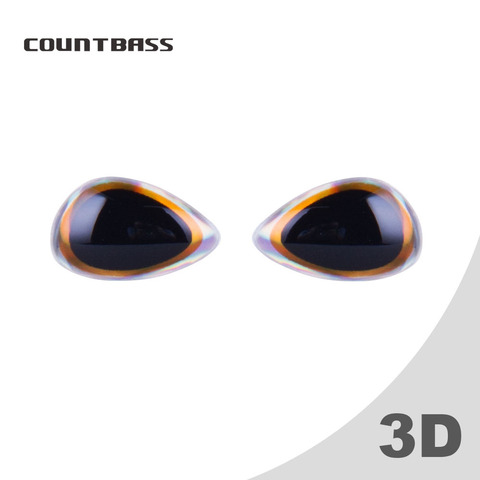 Специальные 3D голографическая приманка для рыбалки Eyes, золотые обода, 3D рыболовные приманки ► Фото 1/5