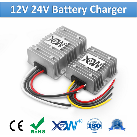 DC 12v 24v свинцово-Фосфорная кислота литиевое зарядное устройство 12,6 v 14,5 v 29,2 v 29,4 v постоянный ток 1A до 25A DC зарядное устройство ► Фото 1/6