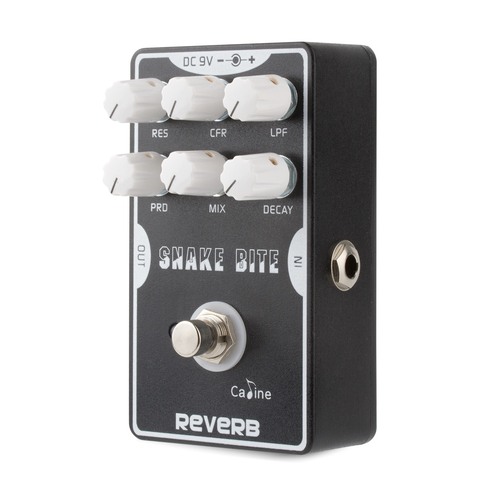 Caline CP-26 Reverb педаль для гитарных эффектов с гитарным кабелем, аксессуары для гитары с настоящей обводной педалью, запчасти для гитарных эффек... ► Фото 1/6