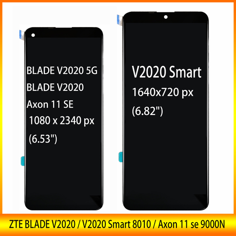 Оригинальный ЖК-дисплей для ЖК-дисплея ZTE BLADE V2022 5G / Axon 11 SE 9000N / V2022 Смарт ЖК-дисплей Дисплей кодирующий преобразователь сенсорного экрана в сборе ЖК-дисплей Дисплей ► Фото 1/5
