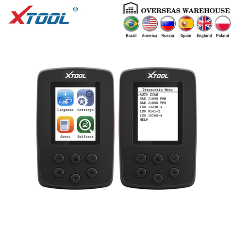 XTOOL SD100 полный OBD2 считыватель кодов инструменты сканирования OBD2 Автомобильные диагностические инструменты лучше, чем ELM327 Многоязычное бесплатное обновление ► Фото 1/6