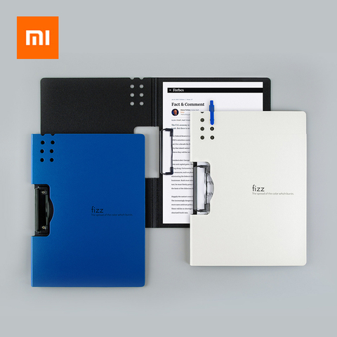 Xiaomi Fizz горизонтальная папка формата А4, 7 цветов, матовая текстурная папка, Портативная подставка для ручек, офисный металлический карман для файлов, 2 типа ► Фото 1/6