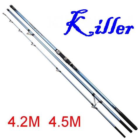 Sunboen CR кольцо 8000 г приманка Carbonfiber убийца SurfCasting удочка, 4,2/4,5 м 560/650g наконечника диаметром 3,5 мм приманки 100-250 г ► Фото 1/1