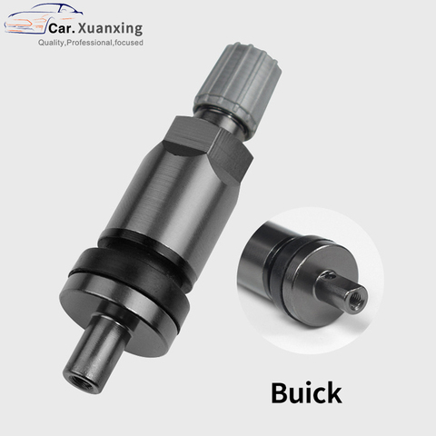 TPMS-31 клапаны шин для Buick, нержавеющая сталь, автомобильный клапан, стержень, датчик давления в шинах, замена детской шины ► Фото 1/5