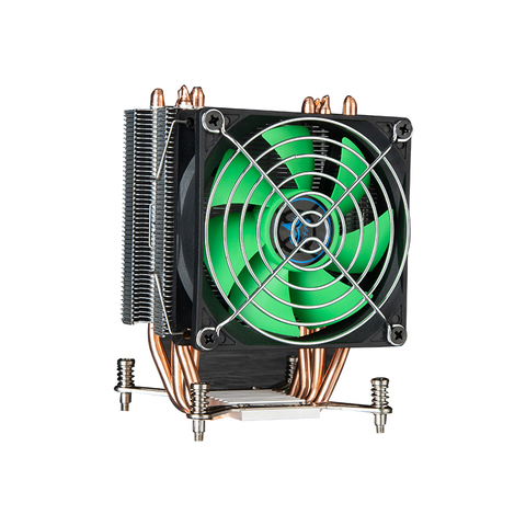 Кулер для процессора HUANANZHI, 38 градусов, для материнских плат X79 LGA2011, 4 тепловых трубки, радиатор для процессора, один вентилятор ► Фото 1/2