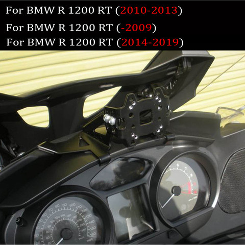Новый навигации кронштейн мотоцикл тормозной диск для BMW R 1200 RT -2009/2010-2013/2014-2022 R1200RT GPS навигатор зарядка через USB держатель телефона ► Фото 1/6