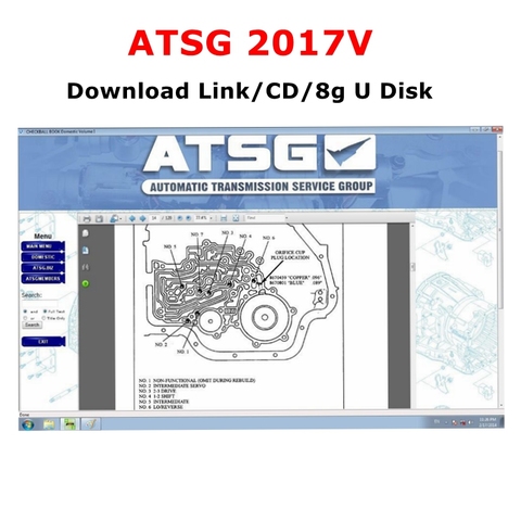 2022 горячая Распродажа ATSG 2017 программное обеспечение для автоматического ремонта автоматическая трансмиссия сервисная группа информация для ремонта Atsg ручная Диагностика ► Фото 1/6