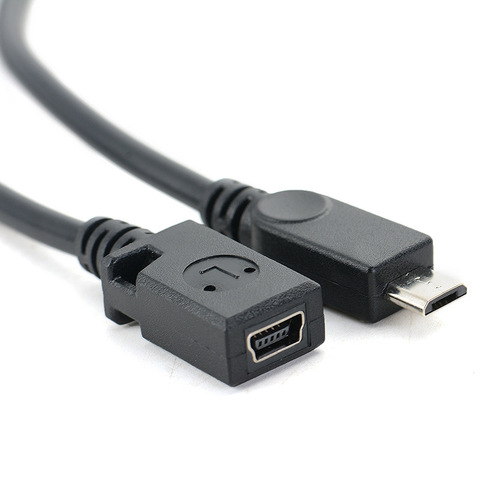 Мини USB мама к Micro USB папа 8 pin к 5 pin разъем адаптер OD4.0mm линия для смартфонов планшетных ПК MP3/ MP4 ► Фото 1/6