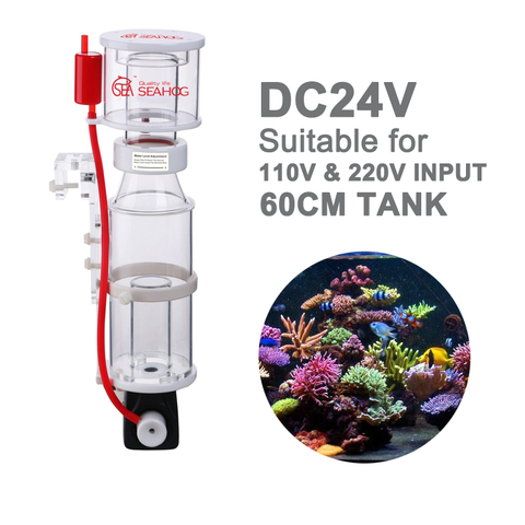 Протеиновый скиммер DC24V 11 Вт для морской и морской воды, аквариумный коралловый риф с бесшумным тихим насосом 110 В 220 В ► Фото 1/2