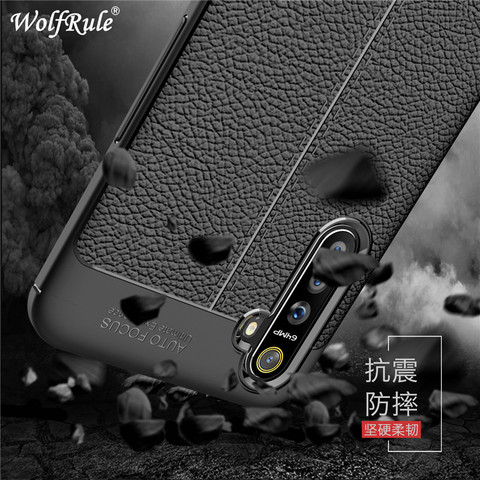 Чехол Realme XT, чехол для телефона, противоударный роскошный кожаный мягкий чехол из ТПУ для Realme X2, чехол для Realme XT / X2 Fundas 6,4